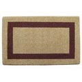 Nedia Home Nedia Home O2022 Single Picture - Brown Frame 22 x 36 In. Heavy Duty Coir Doormat - Plain O2022